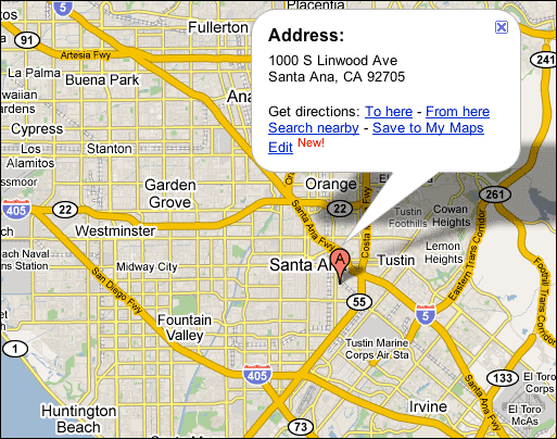 Google Map to Eteco